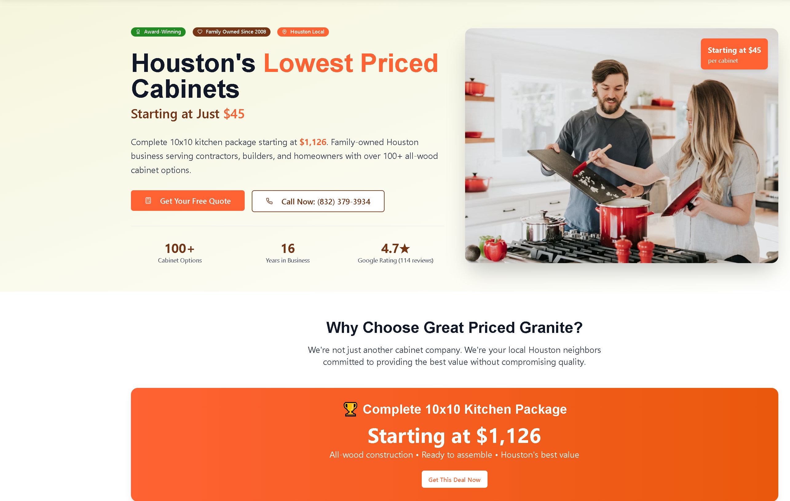 Great Priced Granite Website